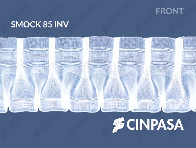  Transparent decorative pleat tape 